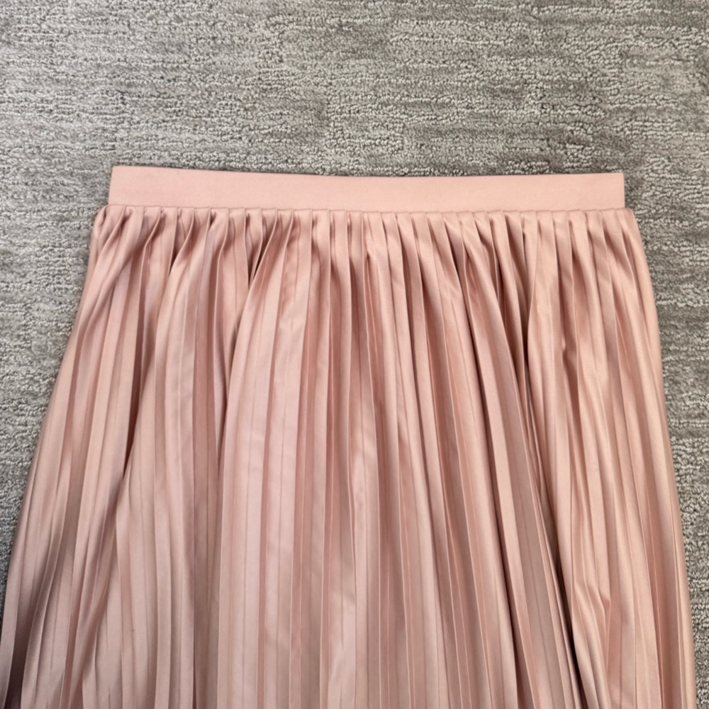 Topshop Blush Pleated Skirt - Picture 3 of 4